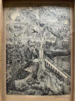 Willem Rozendaal - 4 x ets kopen? Bied vanaf 80!