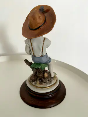 Real Fabbrica Capodimonte - Triade Benacchio porseleinen beeldjes- meisje en jongen kopen? Bied vanaf 40!