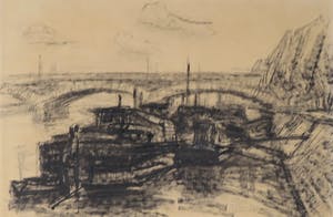 Wim Steijn - Krijttekening, Parijs kopen? Bied vanaf 50!