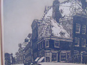 Cornelis Brandenburg - Winter op de Lijnbaansgracht kopen? Bied vanaf 60!