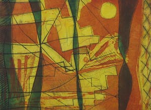 Rose Marijke Weiss - Ets en aquatint, Mexicaans landschap kopen? Bied vanaf 1!