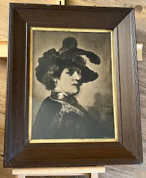 AcheterRembrandt van Rijn - Tronie van een man met gevederde baret? Enchérissez de 50!