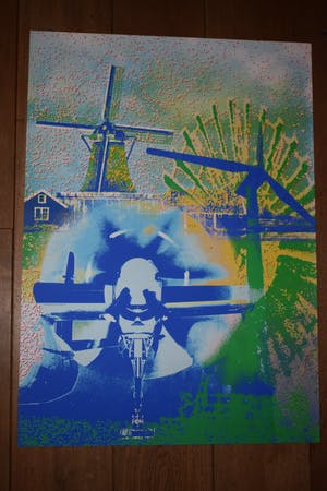 Henk van der Vet - Zeefdruk - Techniek kopen? Bied vanaf 40!