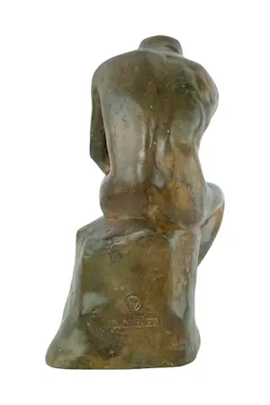 Pierre Chenet - Bronzen beeld van 'De Denker' geïnspireerd door Rodin kopen? Bied vanaf 379!