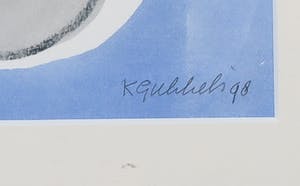 Klaas Gubbels - Offsetdruk, Z.T. Lamp - Ingelijst kopen? Bied vanaf 140!