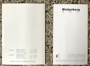 Lotti van der Gaag - 2 uitnodigingen Galerie Blijenberg kopen? Bied vanaf 1!