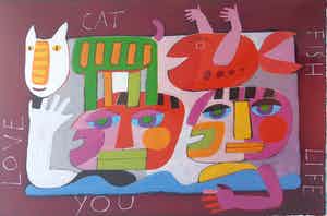 Wouter Stips - You Love Cat Fish Life verkocht voor € 75!