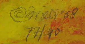 Clemens Briels - Zeefdruk en collage, Alagunas gente... - Ingelijst (Groot) kopen? Bied vanaf 100!