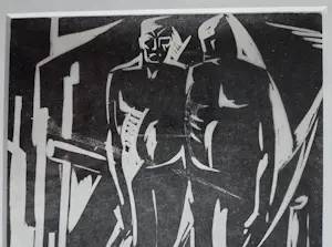 Hildo Krop - Twee arbeiders. kopen? Bied vanaf 59!