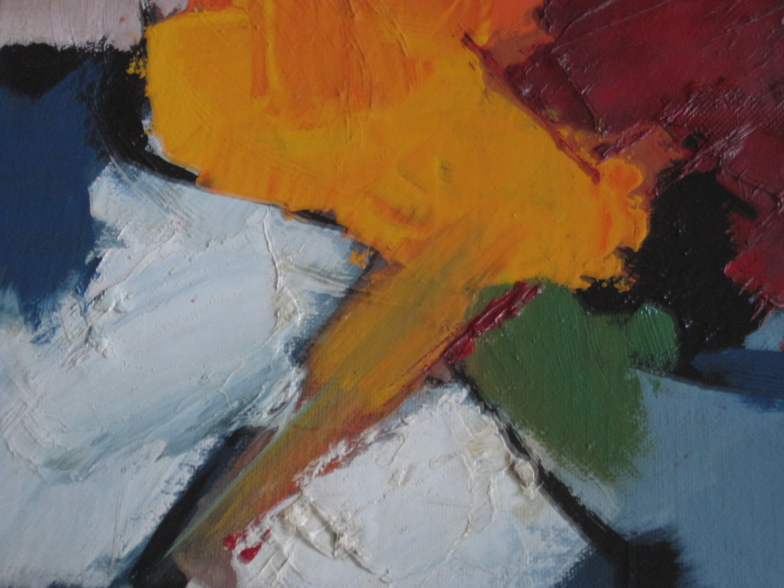 Jacques Wesselius - Karakteristiek expressionistisch Abstrakt van Amsterdamse schilder kopen? Bied vanaf 1!