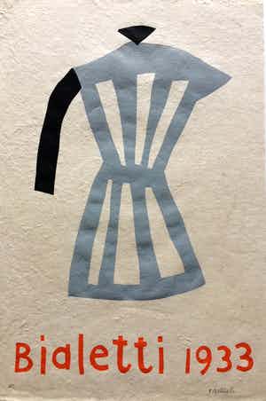 Klaas Gubbels - houtdruk ‘Bialetti’ - 2010 verkocht voor € 425!