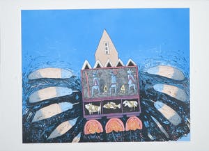 Gert Strengholt - Litho, West of the moon kopen? Bied vanaf 1!