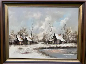 Rick Theunissen - Winterlandschap kopen? Bied vanaf 75!