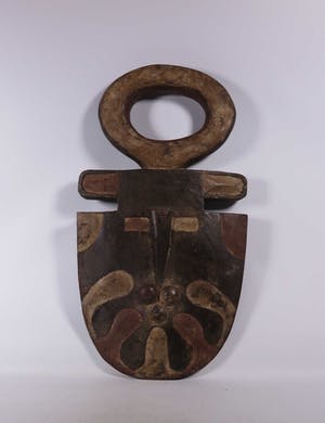 Nafana - Hout, Dansmasker kopen? Bied vanaf 1!