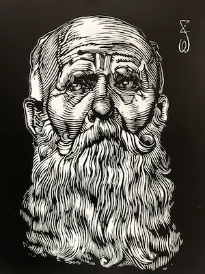 Wim Zwiers - Portret kopen? Bied vanaf 35!