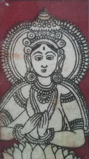 Niet of onleesbaar gesigneerd - 4 afbeeldingen uit het Boeddhisme - India - 19e eeuw - Batik kopen? Bied vanaf 1!