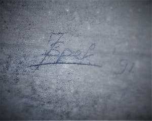 John Spek - Geschonden land III - grote metalen rvs collage kopen? Bied vanaf 125!