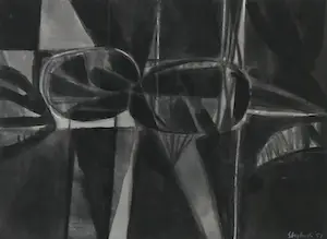 Wim Strijbosch - Gouache, Zonder titel - Ingelijst kopen? Bied vanaf 1!