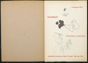 Lucebert - Litho, Tentoonstellingscatalogus Stedelijk Museum Amsterdam kopen? Bied vanaf 45!
