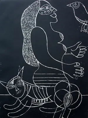 AcheterCorneille - Ets: Femme et Faune Familière - 1978? Enchérissez de 350!
