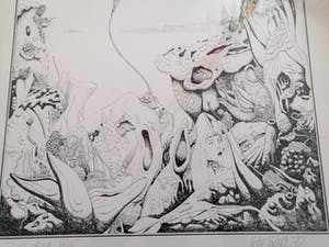 Victor Linford - Surrealistische compositie Zeefdruk 60/150 Handgesigneerd kopen? Bied vanaf 30!