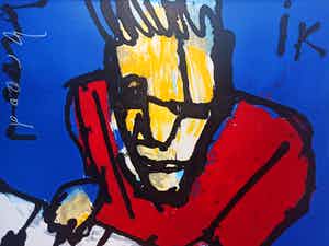 Herman Brood - Originele zeefdruk IK verkocht voor € 595!
