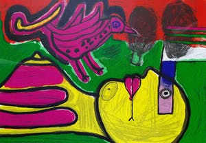 Corneille - Le reveil, zeefdruk (mooi ingelijst) kopen? Bied vanaf 195!