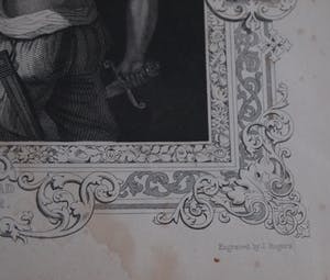 Niet of onleesbaar gesigneerd - Drie antieke Engelse 19e eeuwse Litho's met bijbelse voorstellingen kopen? Bied vanaf 1!