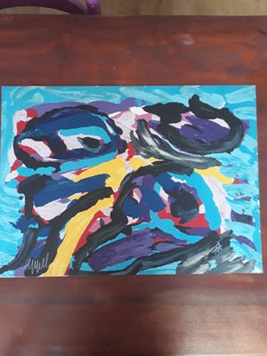 Karel Appel - 3 faces like clouds kopen? Bied vanaf 300!