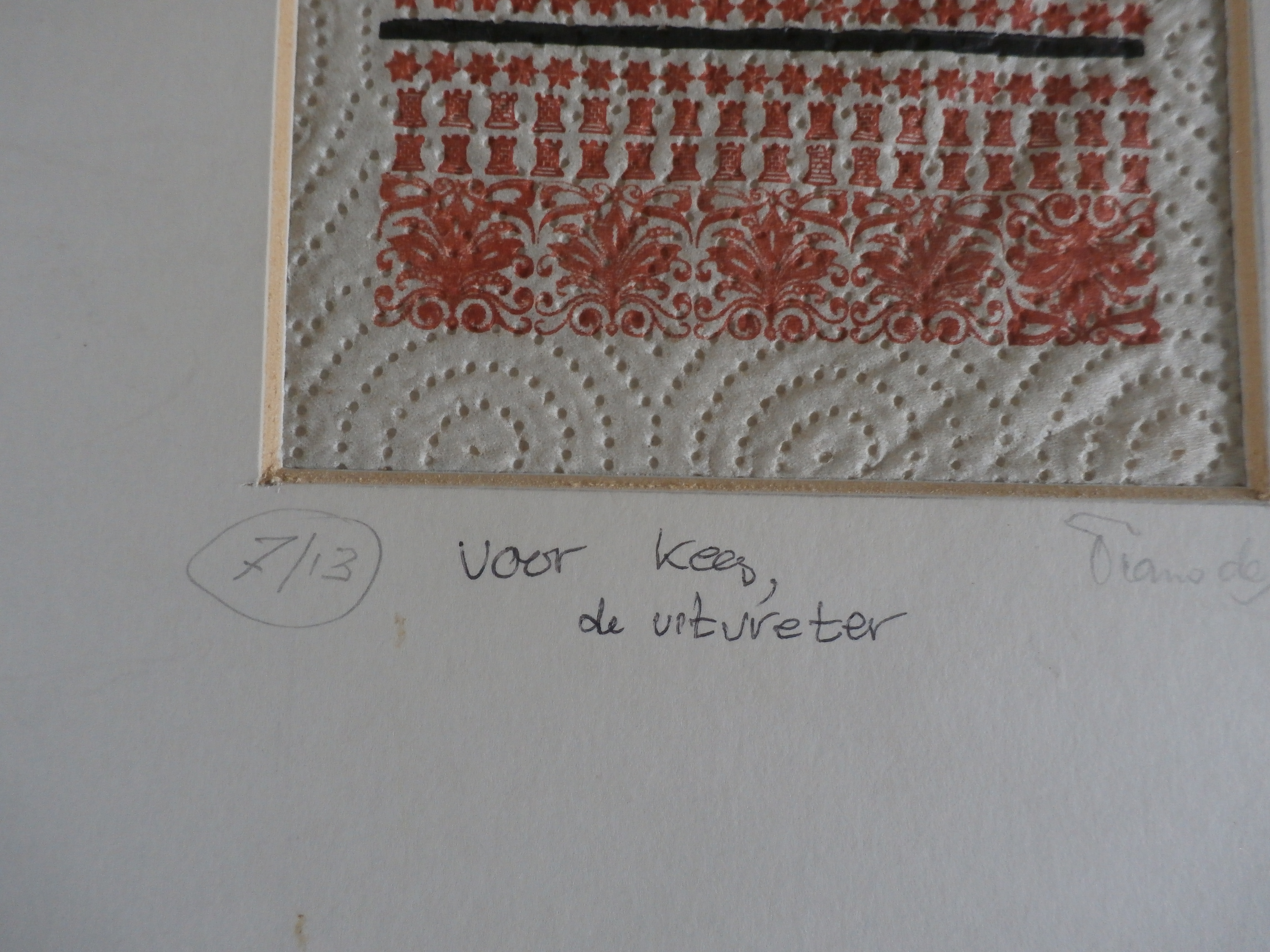 Frans de Jong - abstracte/geometrische voorstelling kopen? Bied vanaf 45!