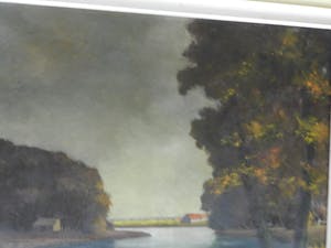 Pierre-Auguste Pichon - Pendant vanTwee Rivier-Landschappen kopen? Bied vanaf 50!