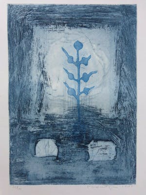 Jan Montyn - ABSTRACTIE / KLEURETS / 65x49cm / SIG / 1985 kopen? Bied vanaf 75!