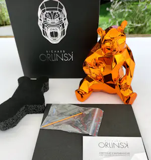 Richard Orlinski - PANDA SPIRIT (ORANGE EDITION) kopen? Bied vanaf 250!