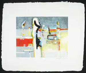 Kantcho Kanev - Zeefdruk, Blue kopen? Bied vanaf 1!