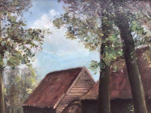 Niet of onleesbaar gesigneerd - Opwettende watermolen. kopen? Bied vanaf 1!