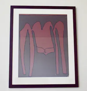 Klaas Gubbels - Zeefdruk Nr. 33 - Niet normale tafel zeefdruk - Geheel nieuw ingelijst kopen? Bied vanaf 365!