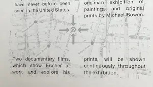 M.C. Escher - Vintage lithografische affiche Vorpal Gallery Soho kopen? Bied vanaf 50!