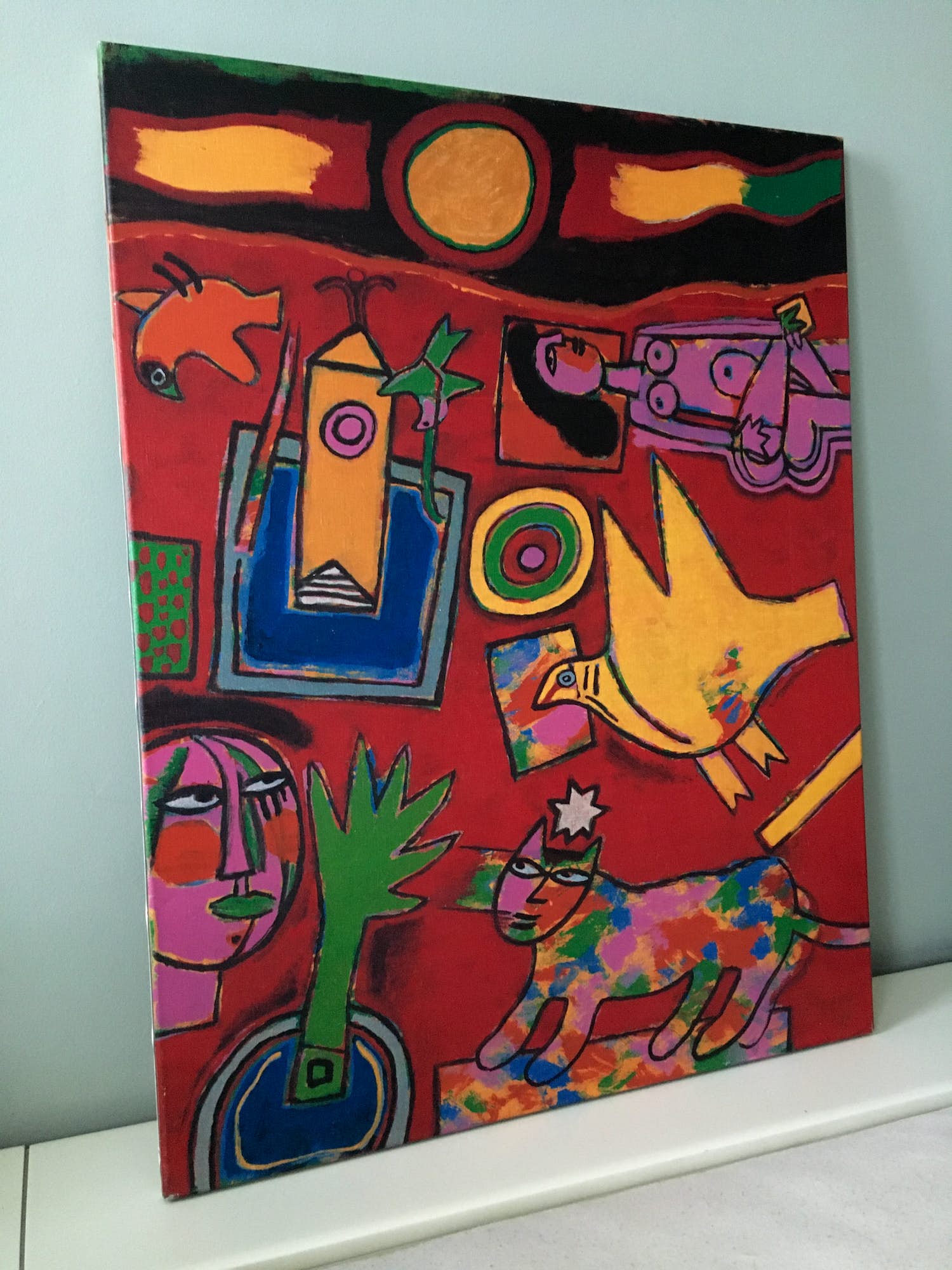 Corneille Journee Feerique Op Canvas Verkocht Kunstveiling nl
