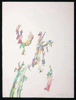 Henri Plaat - Gouache en inkt op papier, Zonder titel kopen? Bied vanaf 50!