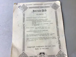 Jos van Dijk - Amsterdam. Kloveniersburgwal. kopen? Bied vanaf 35!