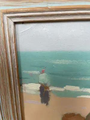 Buy Frits Verdonk - strandgezicht kinderen met ezeltjes? Bid from 1000!