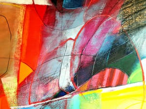 Heleen van der Tuin - Eyecatcher! GROOT (100x150) Abstract olieverf - Galerie Meander 3600€ kopen? Bied vanaf 860!