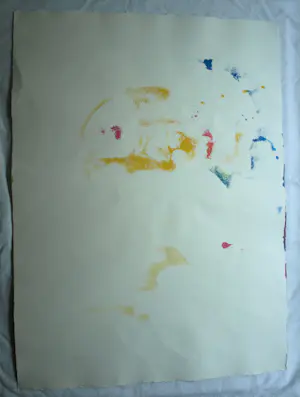 Anton Heyboer - Acrylverf , Portret , woman with …. – 107 x 79 cm kopen? Bied vanaf 1!