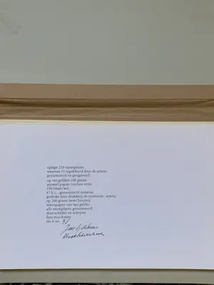 Jan Sierhuis - schetsboek met 20 litho's en gedicht van Bert Schierbeek kopen? Bied vanaf 145!