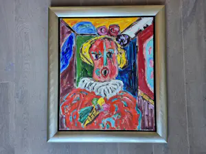 Etienne Elias - Olie op doek - gesigneerd r.o. en verso - ENFANT TERRIBLE kopen? Bied vanaf 1200!