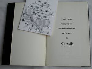 Chrysiis - Inkttekening , Ontwerp voor Kerstkaart 1978 + Boekje kopen? Bied vanaf 1!