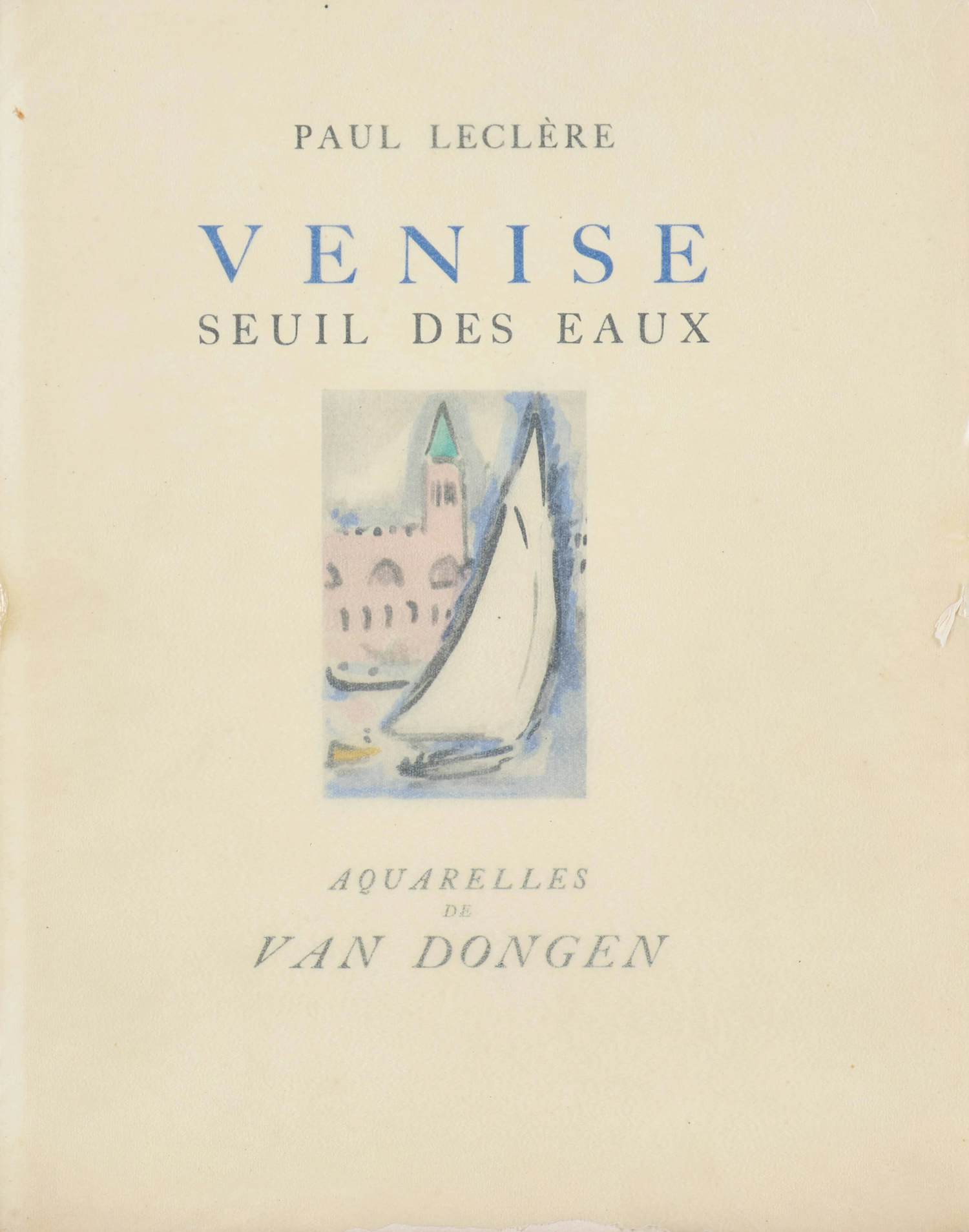 Kees van Dongen - Venise kopen? Bied vanaf 4800!