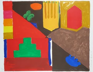 Cees Dolk - Zeefdruk, Tulpen & zo 8 - Ingelijst kopen? Bied vanaf 1!