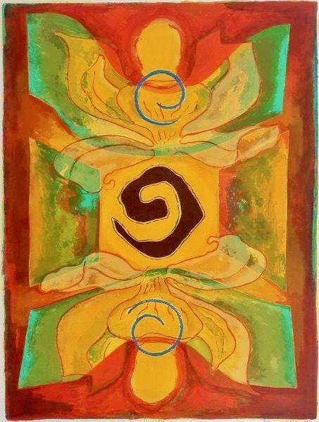 Jan van Delft - Magnolia - In mooi passe-partout en in houten Barth lijst kopen? Bied vanaf 1!