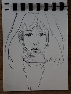 Gerard Fieret - Schetsboekje incl 8 tekeningen(4 handgesigneerd) - 1975 kopen? Bied vanaf 375!